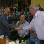 Ο Δήμαρχος Χαλκιδέων στον φιλικό αγώνα μπάσκετ Κύμη - Παναθηναϊκός