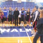 Ο δήμαρχος στην εθνική γυναικών μπάσκετ - ενόψει του αγώνα Ελλάδα Βουλγαρία