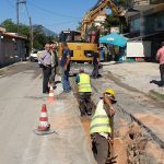 Επίσκεψη Δημάρχου Χρήστου Παγώνη στο έργο αντιπλημμυρικής προστασίας