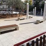 Εργασίες αποκατάστασης στην πλατεία του Ιερού Ναού Παμμεγίστων Ταξιαρχών