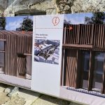Τοποθέτηση μακετών επί των πετασμάτων περίφραξης στη Δημοτική Αγορά