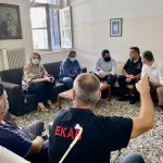 Επίσκεψη της Δημάρχου Χαλκιδέων στο Ε.Κ.Α.Β. και την Πυροσβεστική Υπηρεσία