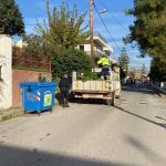 Επιχειρήσεις καθαριότητας στις περιοχές της Κανήθου και της Σχολής Πεζικού