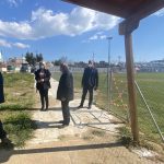Στο Λευκαντί, το Γήπεδο Ποδοσφαίρου και το Κλειστό Γυμναστήριο Βασιλικού για την παρακολούθηση των έργων υποδομών η Δήμαρχος Χαλκιδέων