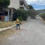 Εργασίες καθαριότητας στις Εργατικές κατοικίες στον Άγιο Κωνσταντίνο
