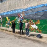 «Ντύνεται» αθλητικά με graffiti το Δημοτικό Στάδιο Χαλκίδας