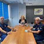 Συνάντηση της Δημάρχου Χαλκιδέων με τους Διοικητές της Πυροσβεστικής Υπηρεσίας Εύβοιας και Χαλκίδας