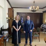 Συνάντηση της Δημάρχου Χαλκιδέων με τον Αναπληρωτή Υπουργό Εσωτερικών