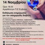 Ο Δήμος Χαλκιδέων συμμετέχει στην Παγκόσμια Ημέρα Διαβήτη 