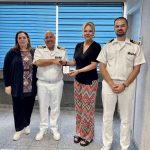 Με τον Διοικητή Ναρκοπολέμου και τον Κυβερνήτη του Ν/ΘΗ «ΕΥΡΩΠΗ» (Μ-62) συναντήθηκε η Δήμαρχος Χαλκιδέων⚓️