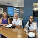 Συνάντηση της Δημάρχου Χαλκιδέων με τον Διοικητή της 4ης ΠΕ.ΔΙ.Λ.Σ και τη Λιμενάρχη Χαλκίδας